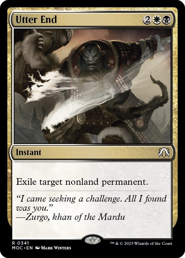 Utter End (341) (Commander: March of the Machine)