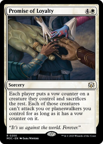Promise of Loyalty (200) (Commander: March of the Machine)