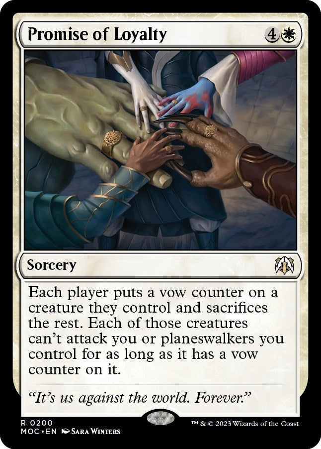 Promise of Loyalty (200) (Commander: March of the Machine)