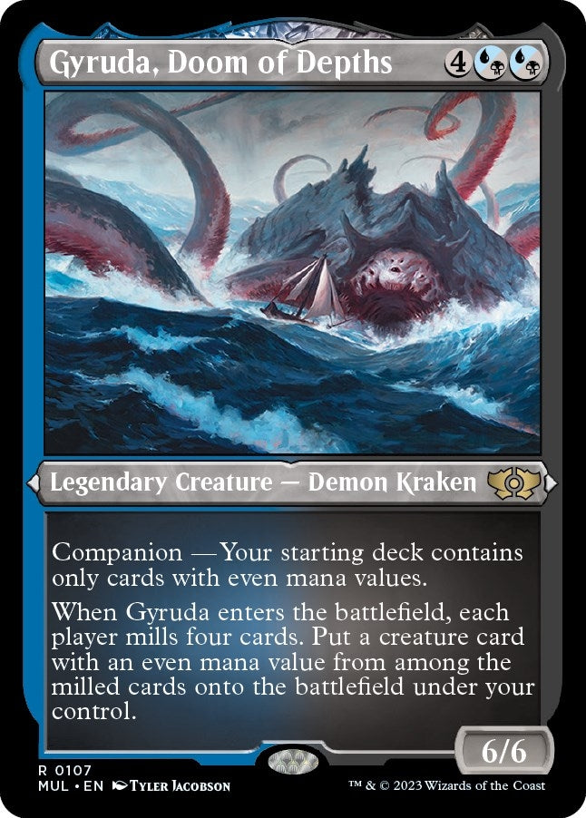 Gyruda, Doom of Depths (Foil Etched) (107) (March of the Machine: Multiverse Legends)