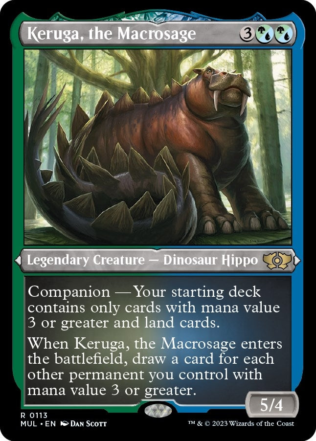 Keruga, the Macrosage (Foil Etched) (113) (March of the Machine: Multiverse Legends)