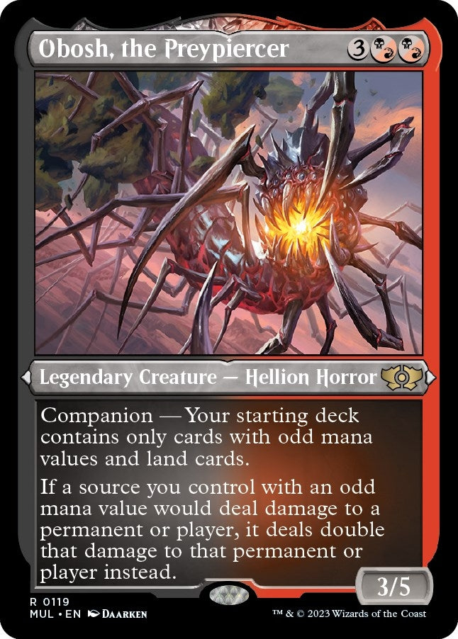 Obosh, the Preypiercer (Foil Etched) (119) (March of the Machine: Multiverse Legends)