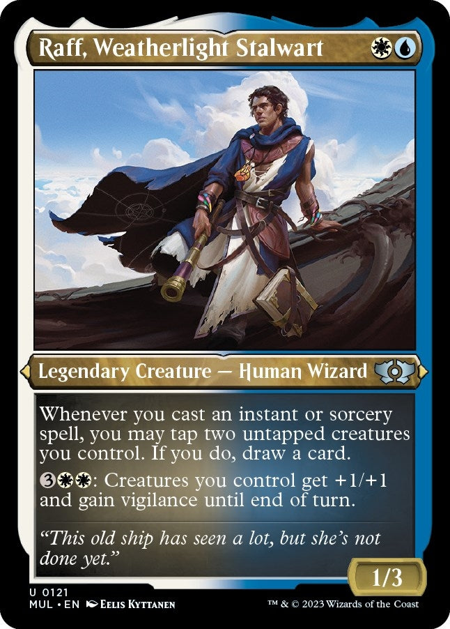 Raff, Weatherlight Stalwart (Foil Etched) (121) (March of the Machine: Multiverse Legends)