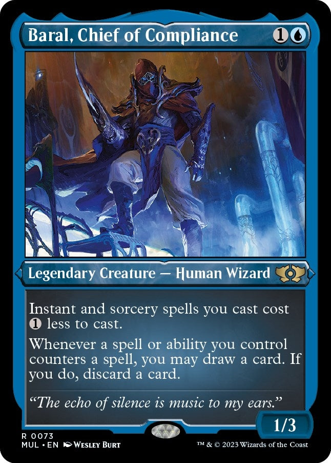 Baral, Chief of Compliance (Foil Etched) (73) (March of the Machine: Multiverse Legends)