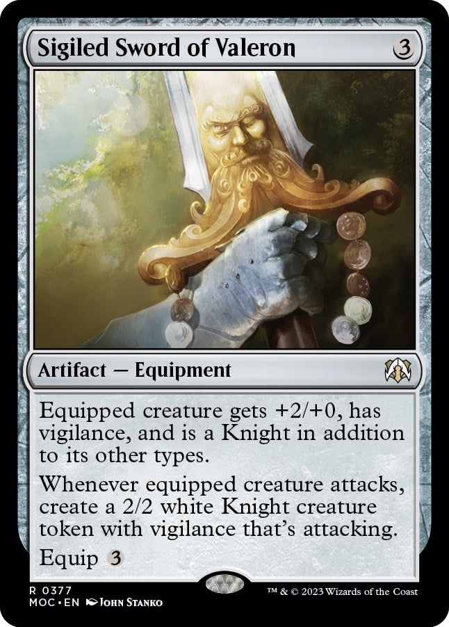 Sigiled Sword of Valeron (377) (Commander: March of the Machine)