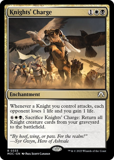 Knights' Charge (333) (Commander: March of the Machine)