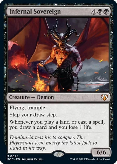 Infernal Sovereign (75) (Commander: March of the Machine)