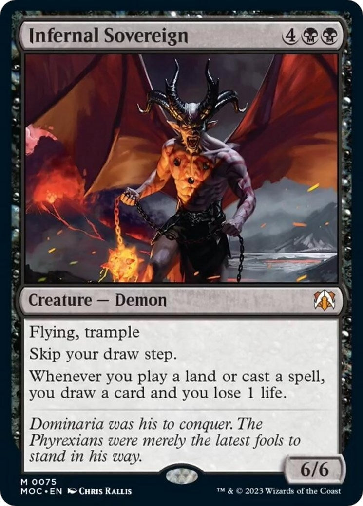 Infernal Sovereign (75) (Commander: March of the Machine)