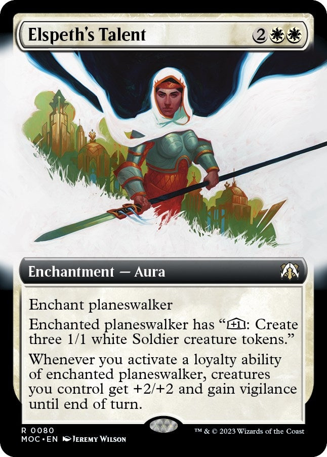 Elspeth's Talent (Extended Art) (80) (Commander: March of the Machine)