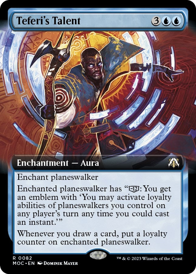 Teferi's Talent (Extended Art) (82) (Commander: March of the Machine)