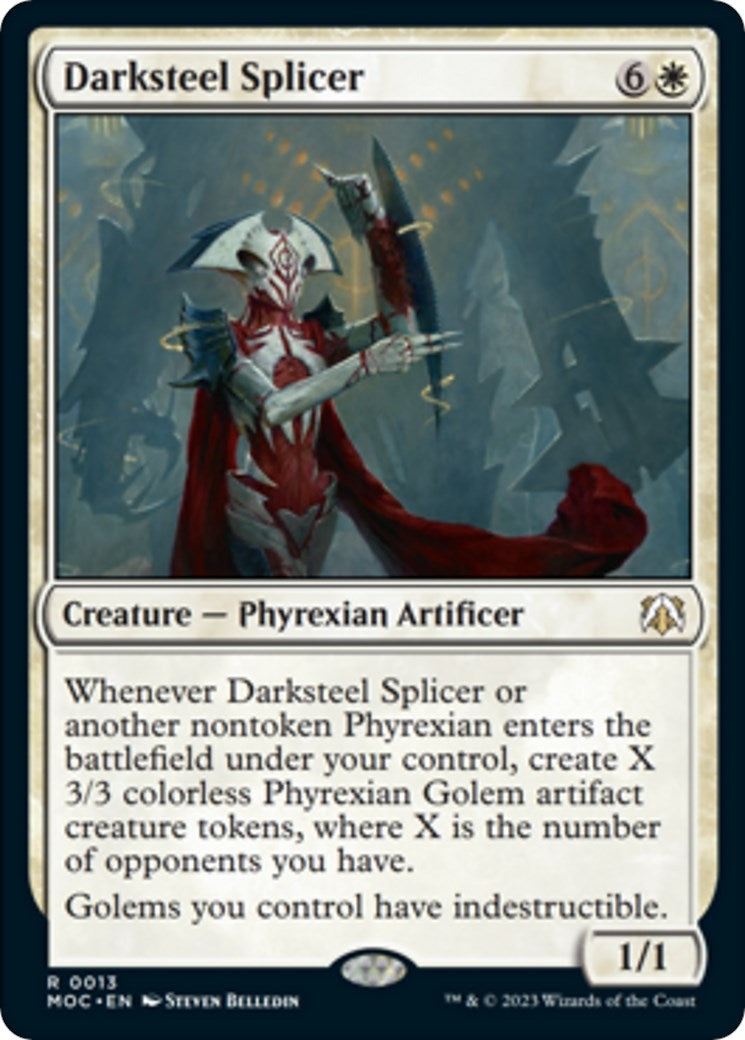 Darksteel Splicer (13) (Commander: March of the Machine)
