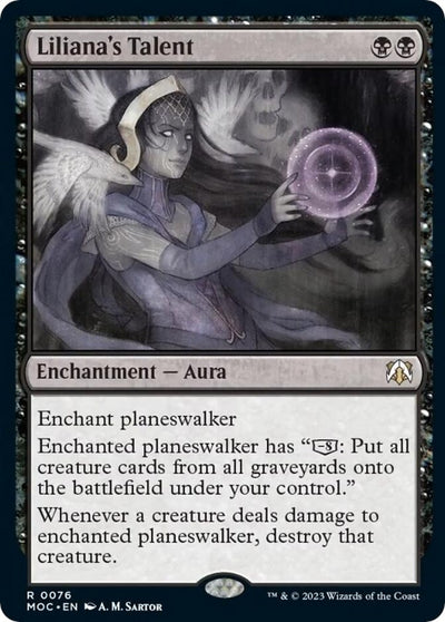 Liliana's Talent (76) (Commander: March of the Machine)