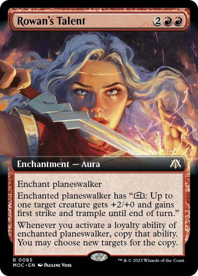 Rowan's Talent (Extended Art) (85) (Commander: March of the Machine)