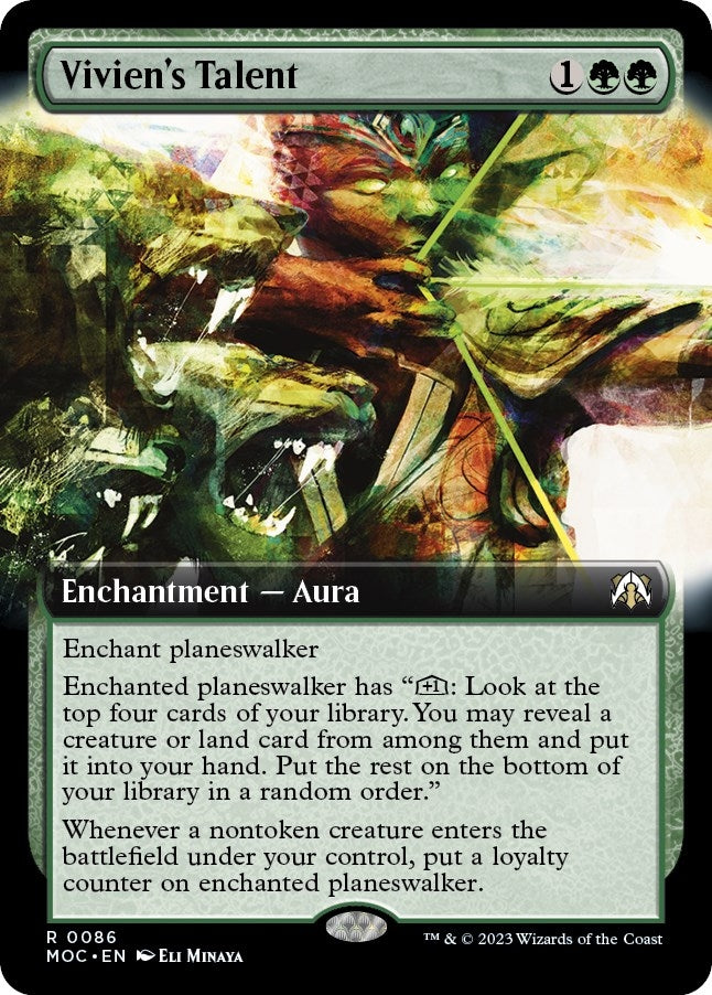 Vivien's Talent (Extended Art) (86) (Commander: March of the Machine)