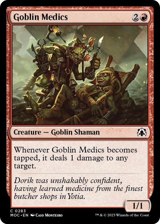 Goblin Medics (283) (Commander: March of the Machine)