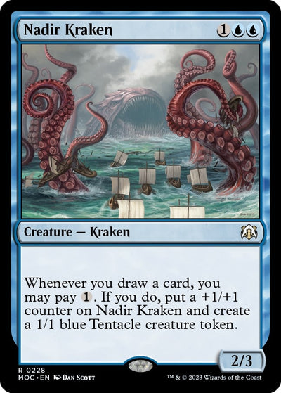 Nadir Kraken (228) (Commander: March of the Machine)