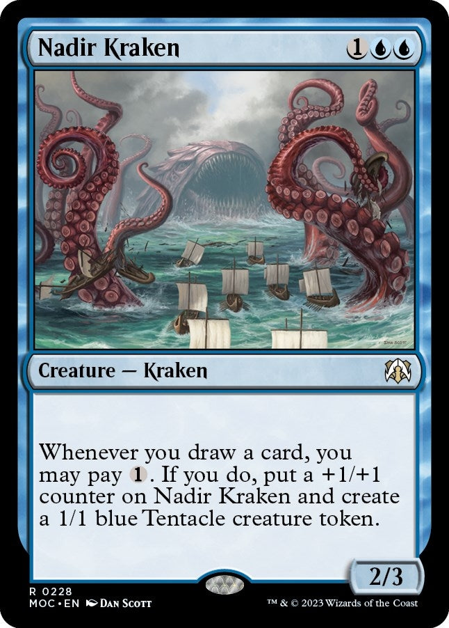 Nadir Kraken (228) (Commander: March of the Machine)
