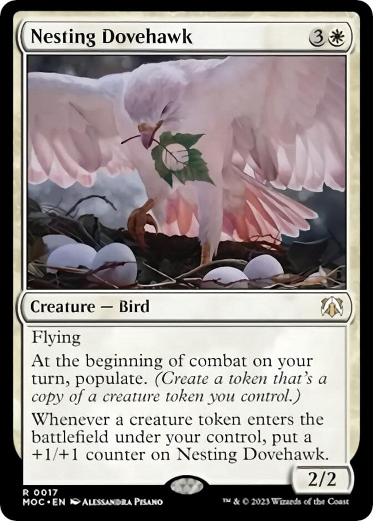 Nesting Dovehawk (17) (Commander: March of the Machine)