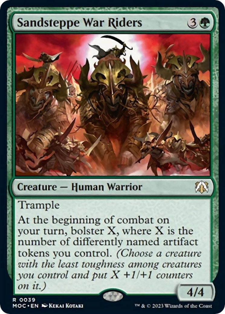 Sandsteppe War Riders (39) (Commander: March of the Machine)