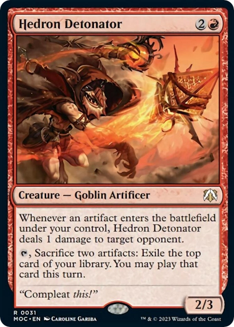 Hedron Detonator (31) (Commander: March of the Machine)