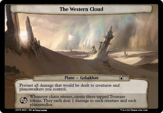 The Western Cloud (70) (Planechase: March of the Machine)