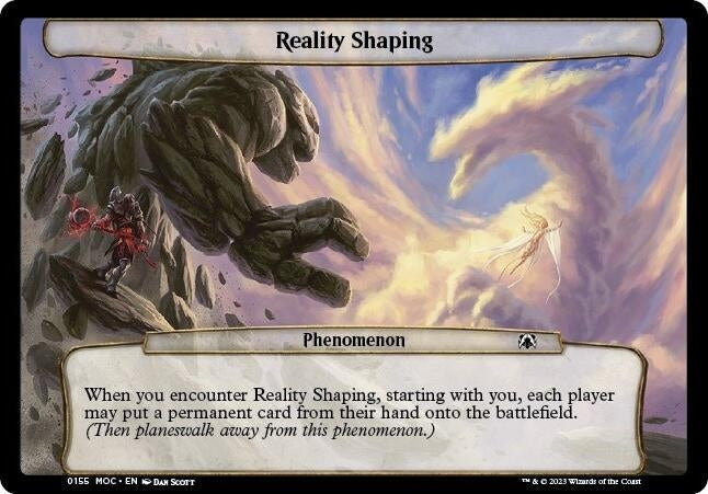 Reality Shaping (155) (Planechase: March of the Machine)