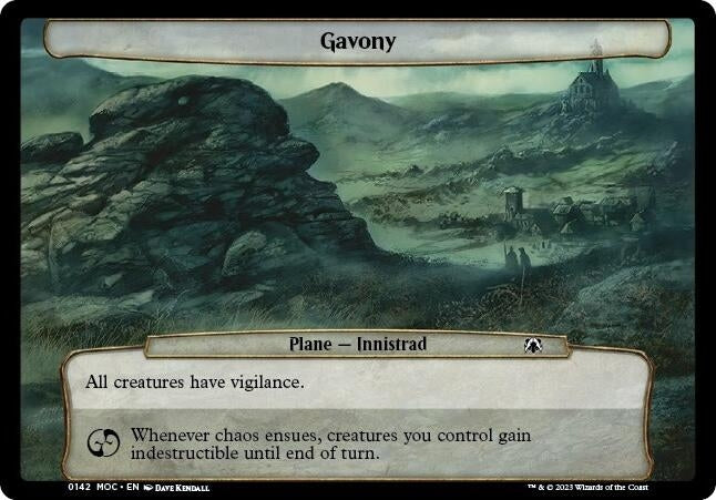 Gavony (142) (Planechase: March of the Machine)