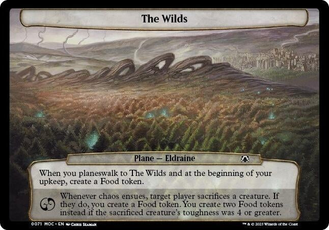 The Wilds (71) (Planechase: March of the Machine)