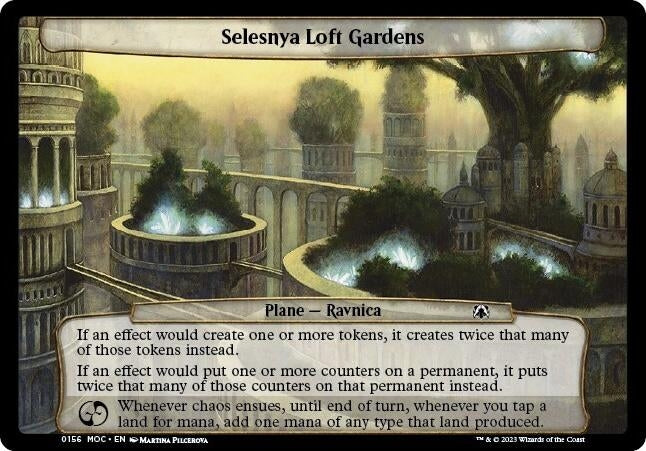Selesnya Loft Gardens (156) (Planechase: March of the Machine)