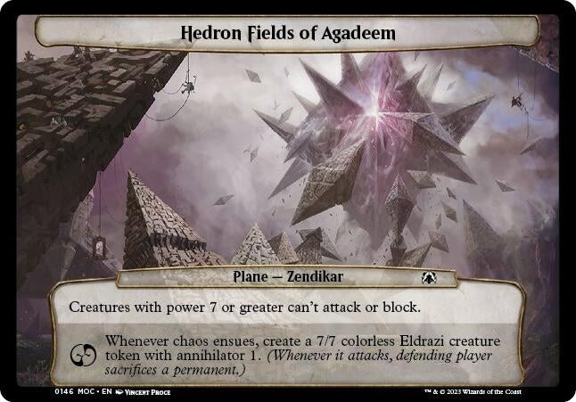 Hedron Fields of Agadeem (146) (Planechase: March of the Machine)