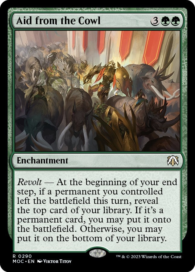 Aid from the Cowl (290) (Commander: March of the Machine)
