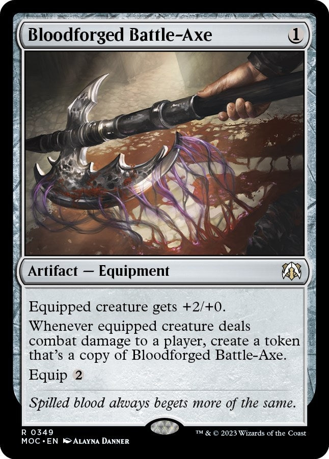 Bloodforged Battle-Axe (349) (Commander: March of the Machine)