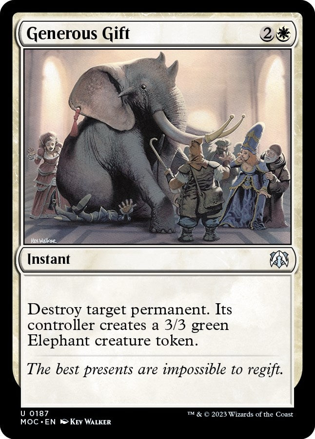 Generous Gift (187) (Commander: March of the Machine)