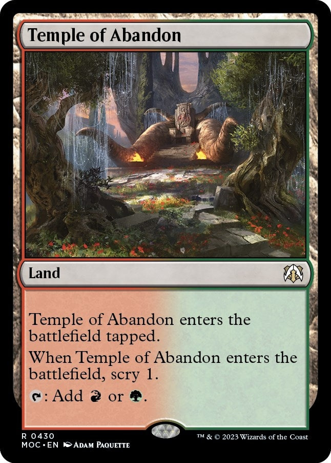 Temple of Abandon (430) (Commander: March of the Machine)