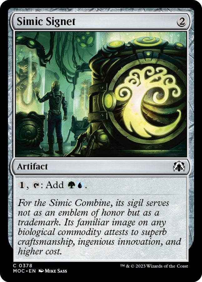 Simic Signet (378) (Commander: March of the Machine)