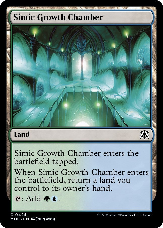 Simic Growth Chamber (424) (Commander: March of the Machine)
