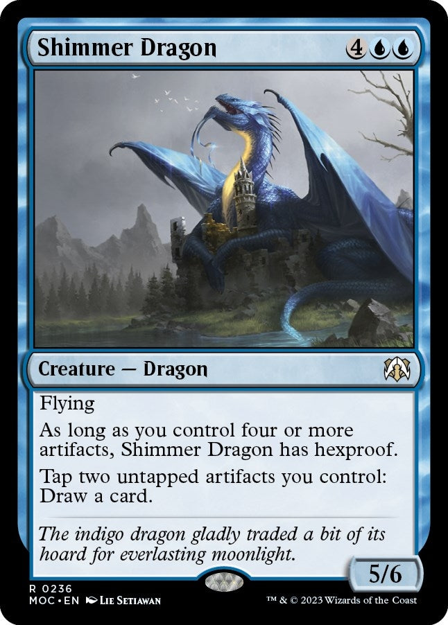 Shimmer Dragon (236) (Commander: March of the Machine)