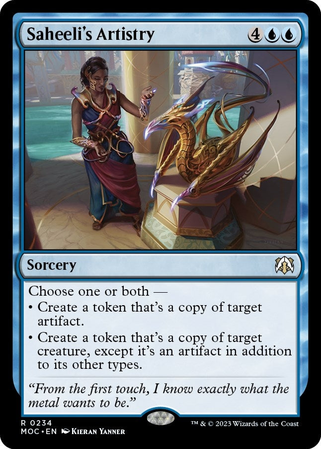 Saheeli's Artistry (234) (Commander: March of the Machine)