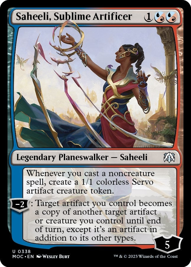 Saheeli, Sublime Artificer (338) (Commander: March of the Machine)