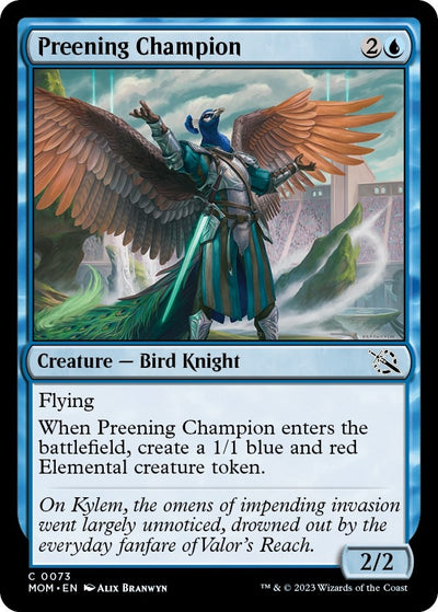 Preening Champion (73) (March of the Machine)