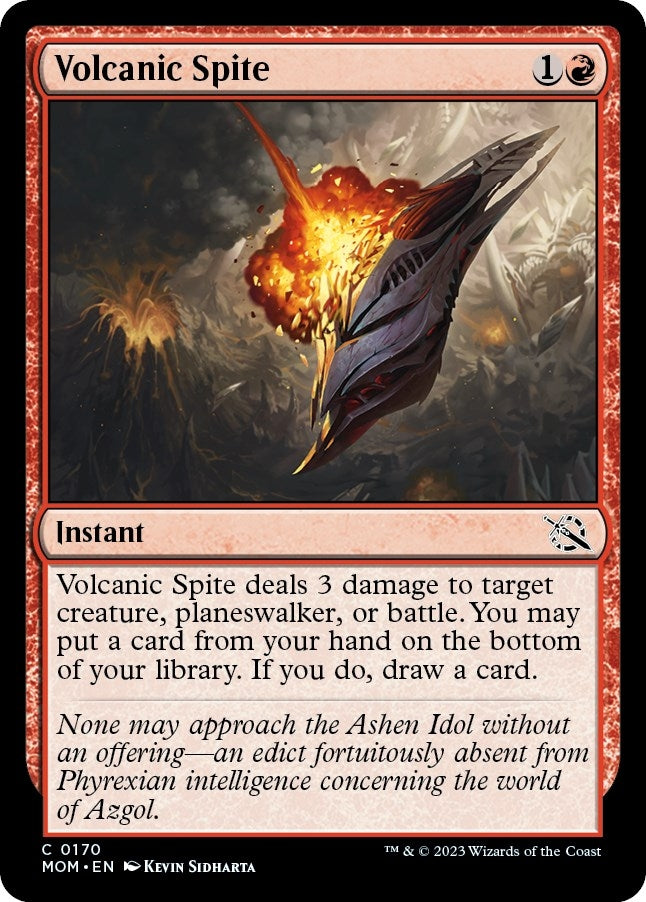 Image for Volcanic Spite (170) - Magic: The Gathering