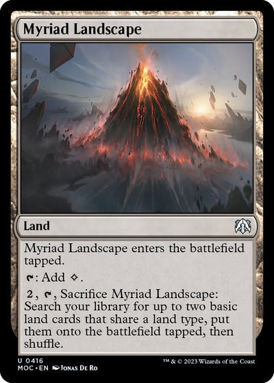 Myriad Landscape (416) (Commander: March of the Machine)