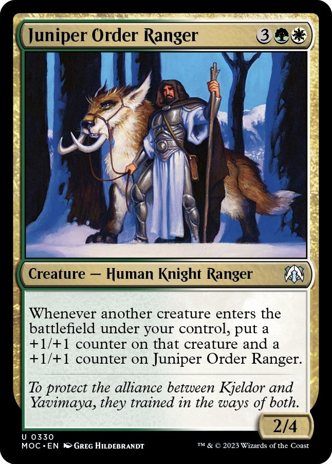 Juniper Order Ranger (330) (Commander: March of the Machine)