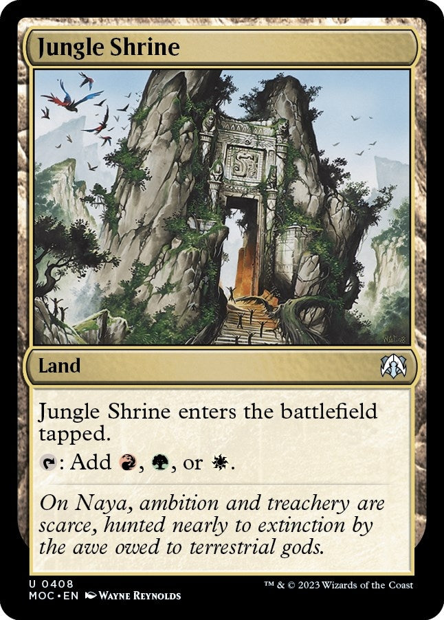 Jungle Shrine (408) (Commander: March of the Machine)