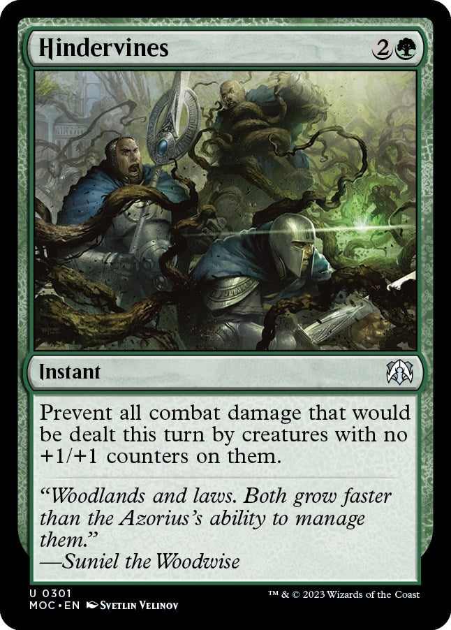 Hindervines (301) (Commander: March of the Machine)
