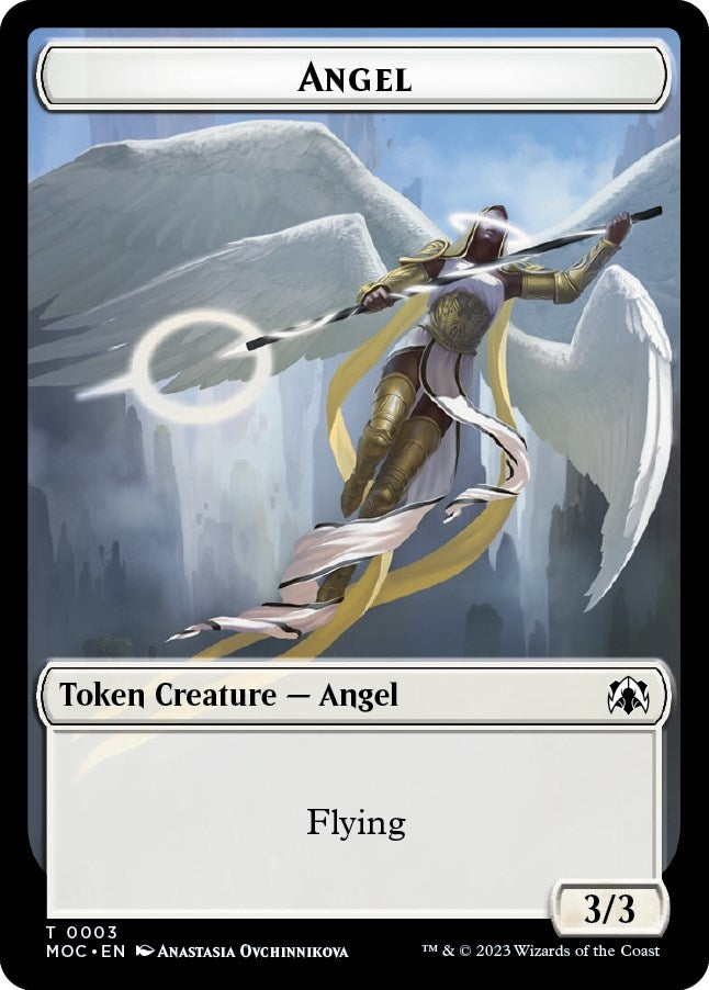 Angel // Demon Double-Sided Token (3 // 18) (Commander: March of the Machine)