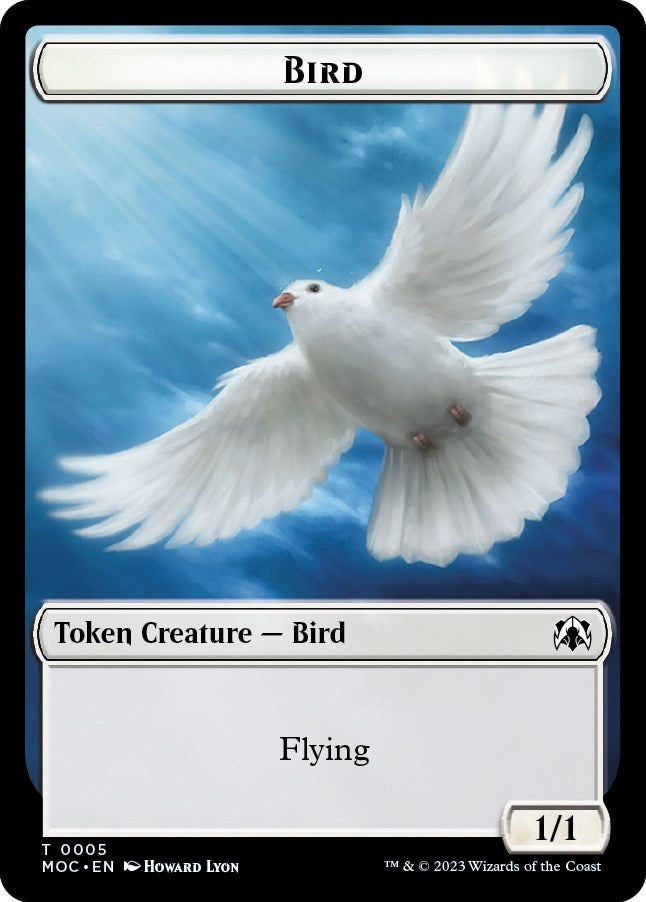 Bird // Kobolds of Kher Keep Double-sided Token (5 // 27) (Commander: March of the Machine)