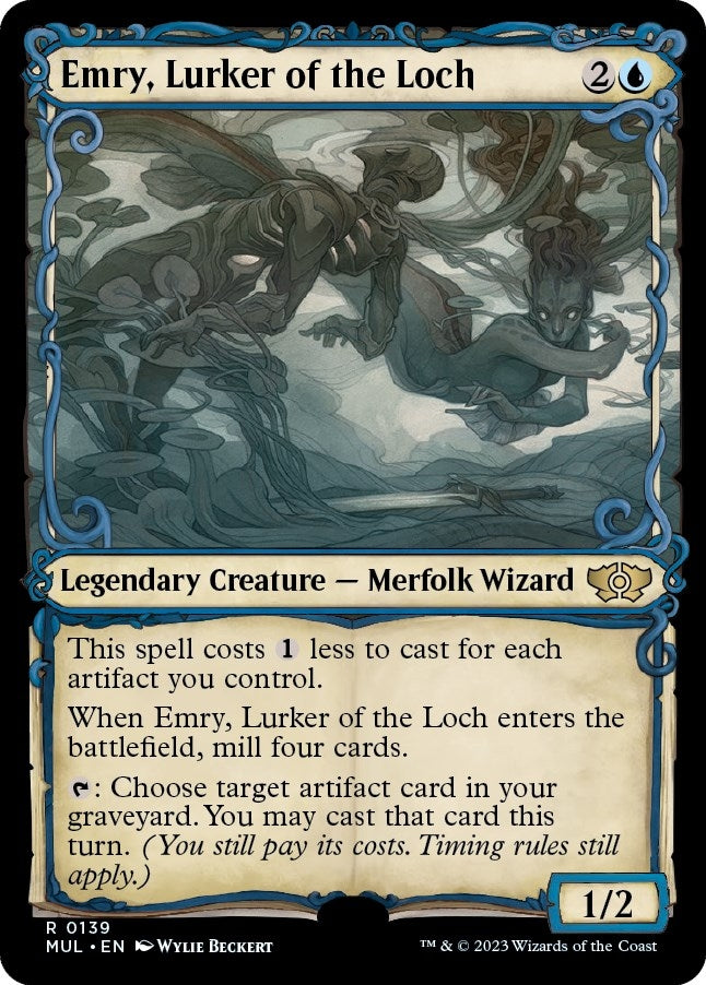 Emry, Lurker of the Loch (Halo Foil) (139) (March of the Machine: Multiverse Legends)