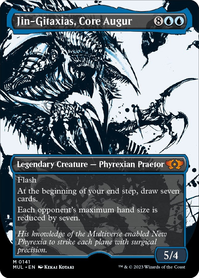 Jin-Gitaxias, Core Augur (Halo Foil) (141) (March of the Machine: Multiverse Legends)