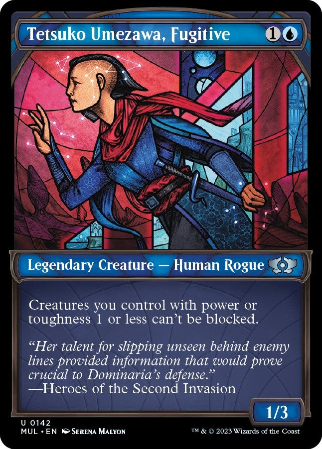 Tetsuko Umezawa, Fugitive (Halo Foil) (142) (March of the Machine: Multiverse Legends)